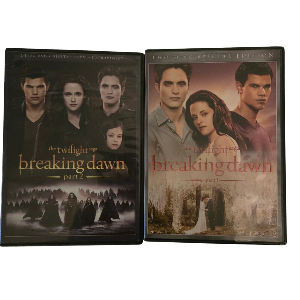 Twighlight Series  DVD Breaking Dawn Part 1 and Part 2 (G5-1080)